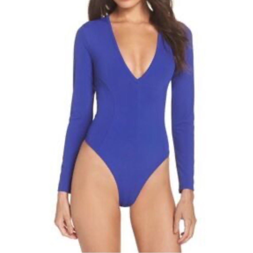 Free People V-Neck Movement Bodysuit